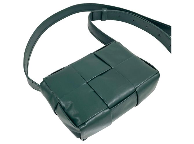 Bottega Veneta Borsa a tracolla Green Cassette Candy Verde - vista 5