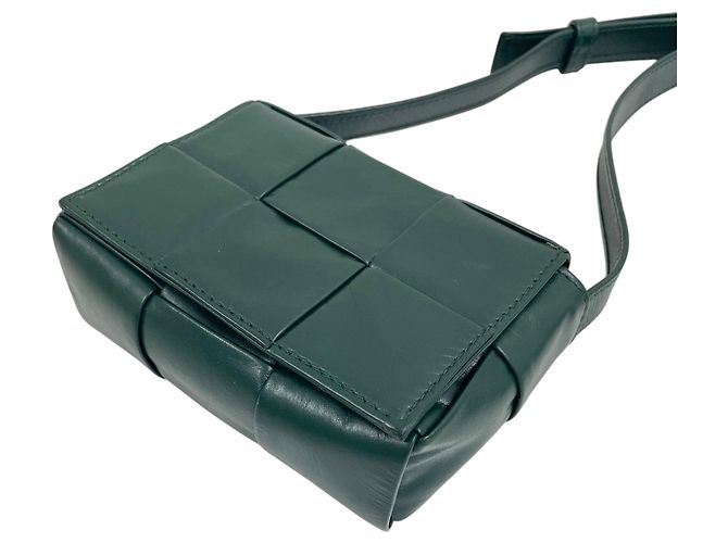 Bottega Veneta Borsa a tracolla Green Cassette Candy Verde - vista 6