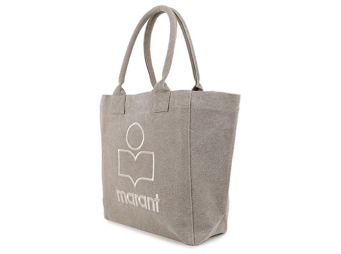 Isabel Marant Piccola borsa tote in cotone cm cm cm Marrone - vista 4