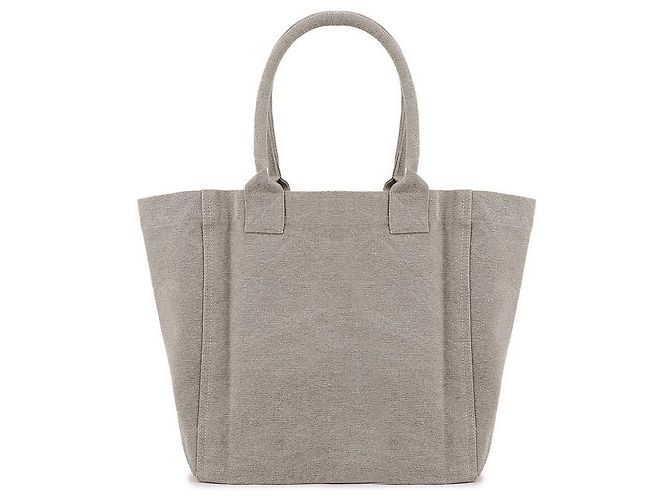 Isabel Marant Piccola borsa tote in cotone cm cm cm Marrone - vista 5