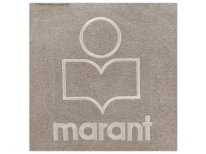 Isabel Marant Piccola borsa tote in cotone cm cm cm Marrone - vista 9
