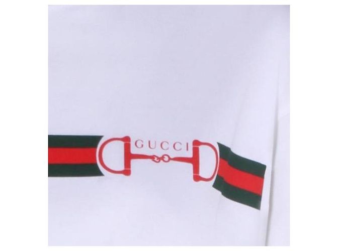 Gucci Camiseta de jersey de algodón estampado Blanco - vista 5