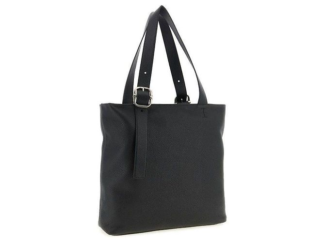 Loewe Sacote Loop House em couro de bezerro de grão flexível Preto - vista 5