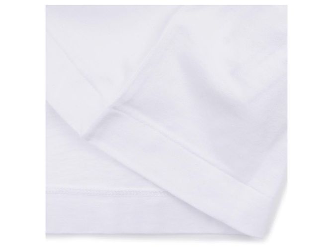 Comme Des Garcons T-Shirt mit schwarzem Herz-Patch Weiß - Ansicht 7