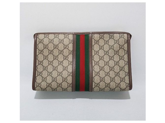 Gucci Clutch GG Supreme Ophidia Multicolore - vista 4