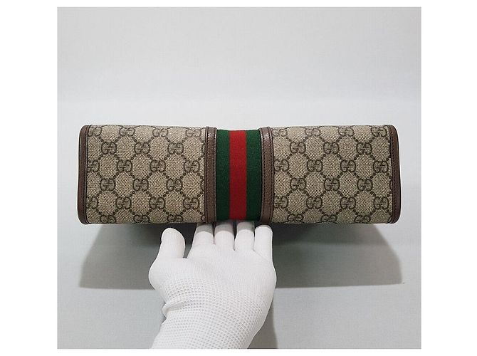 Gucci Clutch GG Supreme Ophidia Multicolore - vista 5