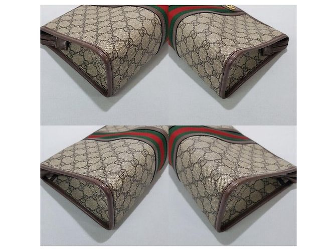 Gucci Clutch GG Supreme Ophidia Multicolore - vista 6