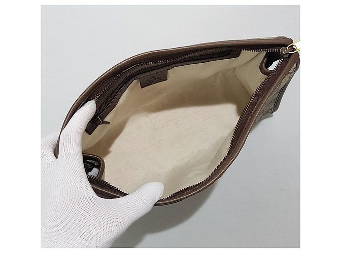 Gucci Clutch GG Supreme Ophidia Multicolore - vista 9