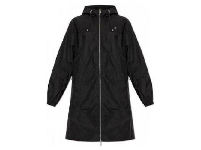 Burberry Parka in nylon e cotone Nero - vista 5