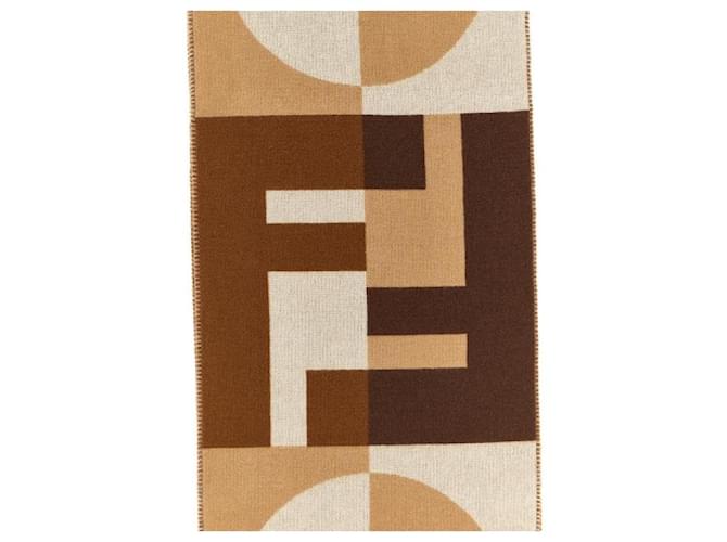 Fendi Bufanda de lana Castaño - vista 6