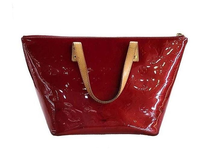 Louis Vuitton Borsa Tote Bellevue Rosso - vista 6