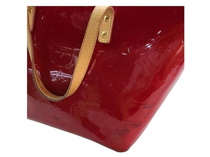 Louis Vuitton Borsa Tote Bellevue Rosso - vista 7