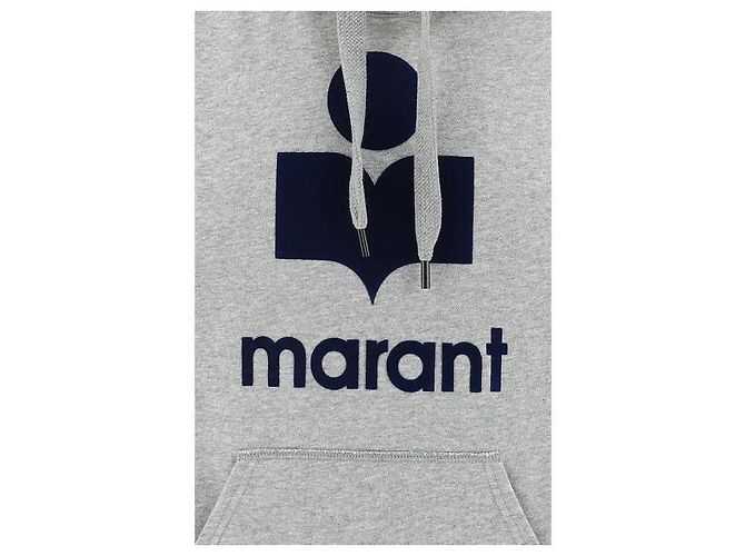 Isabel Marant Kapuzen-T-Shirt GYMD Silber - Ansicht 6