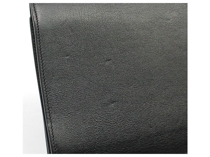 Saint Laurent Clutch Belture in pelle nera Nero - vista 6