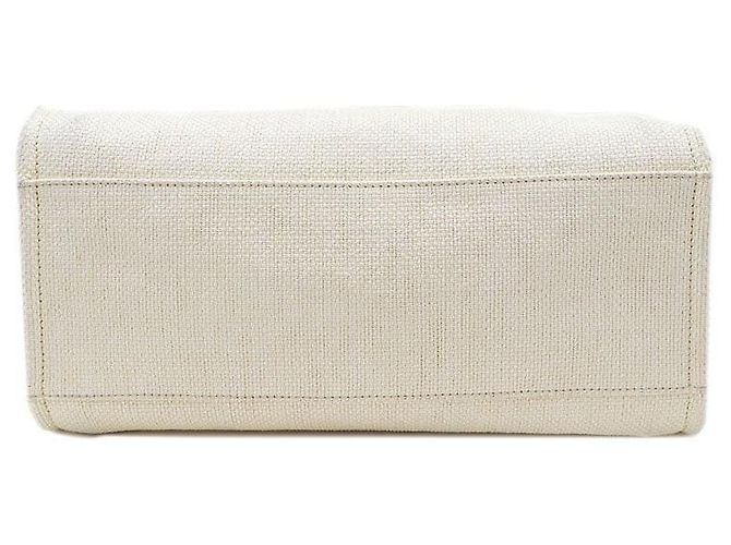 Chanel Borsa Tote Large Deauville e Borsa a Spalla Giallo - vista 6