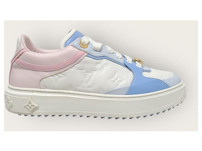 Louis Vuitton Charm Cuore Pastello Monogramma Blu Rosa Timeout - vista 2