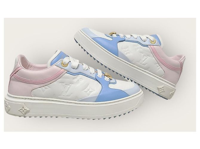 Louis Vuitton Charm Cuore Pastello Monogramma Blu Rosa Timeout - vista 5
