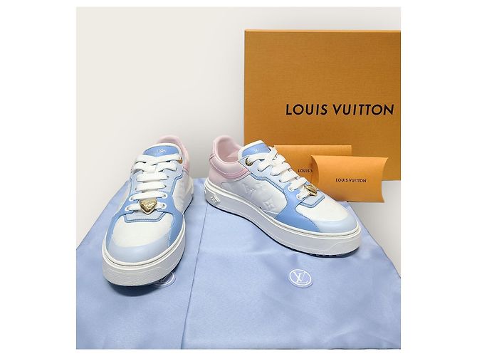 Louis Vuitton Charm Cuore Pastello Monogramma Blu Rosa Timeout - vista 8