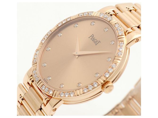 Piaget Dancer Rose Gold Medium Damenuhr, Gold, Diamant, Manuell Pink - Ansicht 11