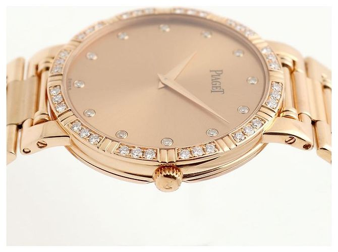 Piaget Dancer Rose Gold Medium Damenuhr, Gold, Diamant, Manuell Pink - Ansicht 13