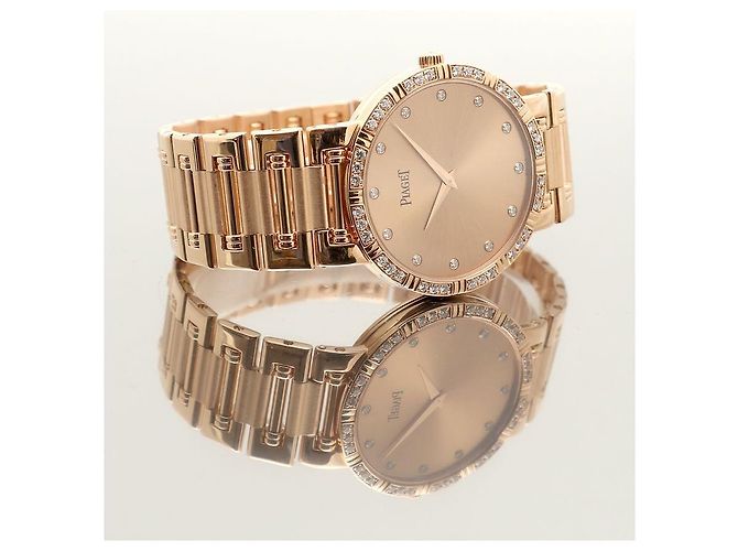 Piaget Dancer Rose Gold Medium Damenuhr, Gold, Diamant, Manuell Pink - Ansicht 17