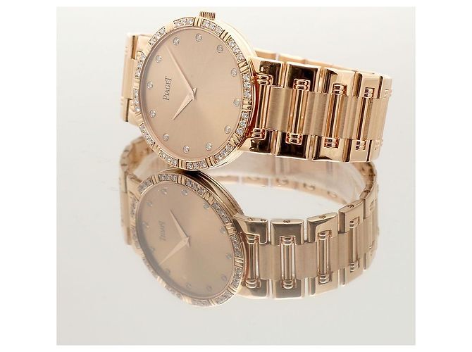 Piaget Dancer Rose Gold Medium Damenuhr, Gold, Diamant, Manuell Pink - Ansicht 18