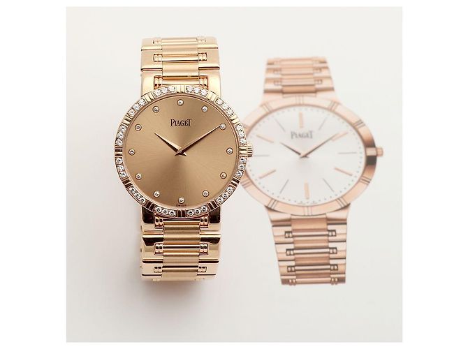 Piaget Dancer Rose Gold Medium Damenuhr, Gold, Diamant, Manuell Pink - Ansicht 26