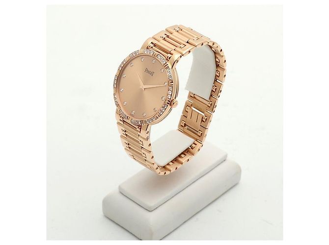 Piaget Dancer Rose Gold Medium Damenuhr, Gold, Diamant, Manuell Pink - Ansicht 5