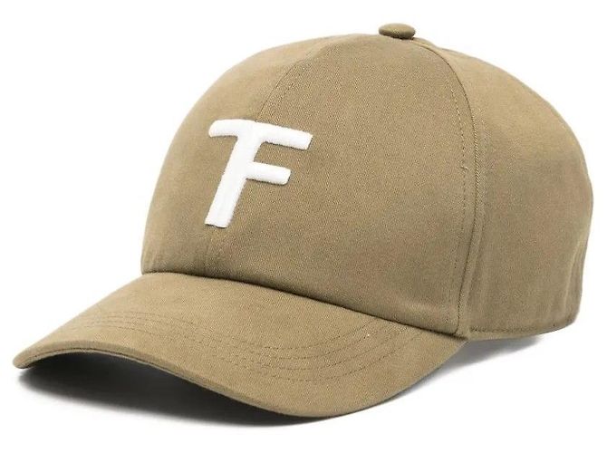 Tom Ford Cappellino da baseball in cotone con logo Marrone - vista 2