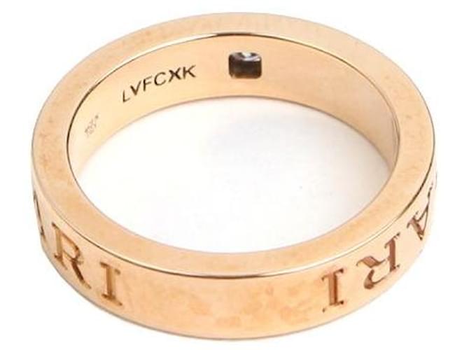 Bulgari Anello bb Rose Gold Rosa - vista 3