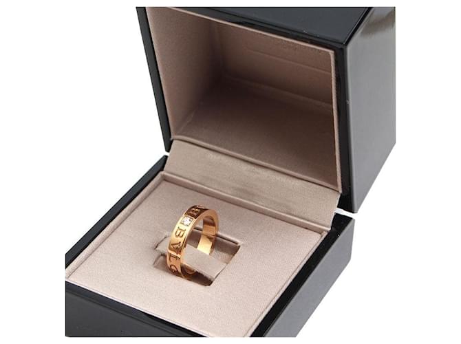 Bulgari Anello bb Rose Gold Rosa - vista 5
