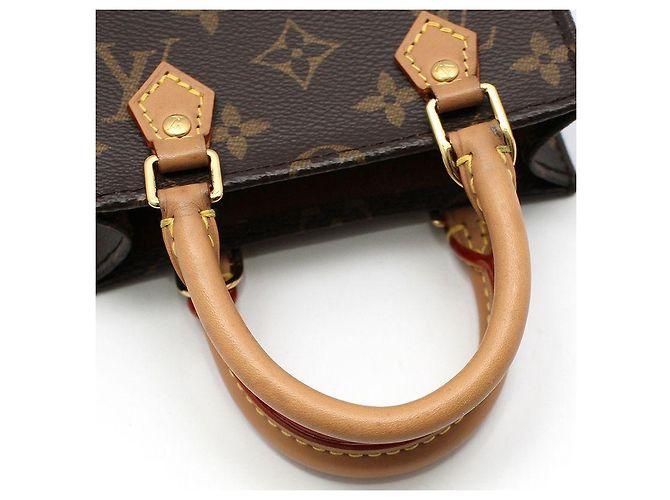 Louis Vuitton Bolsa transversal plana Monogram Petit Sac Marrom - vista 6