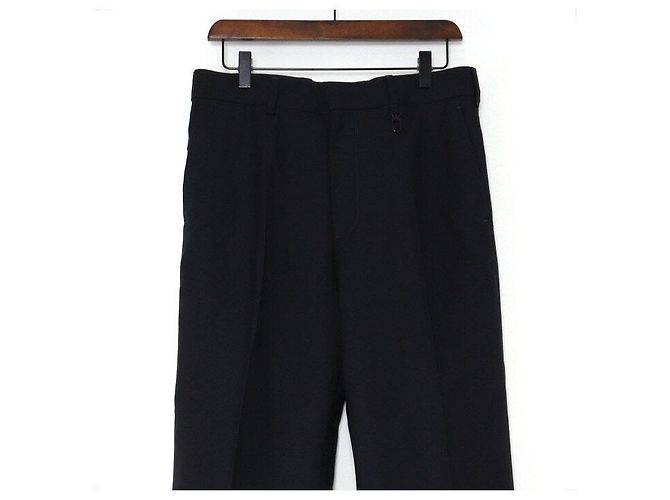 Louis Vuitton Pantaloni in cotone da uomo blu navy - vista 2