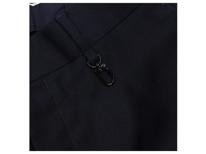 Louis Vuitton Pantaloni in cotone da uomo blu navy - vista 6
