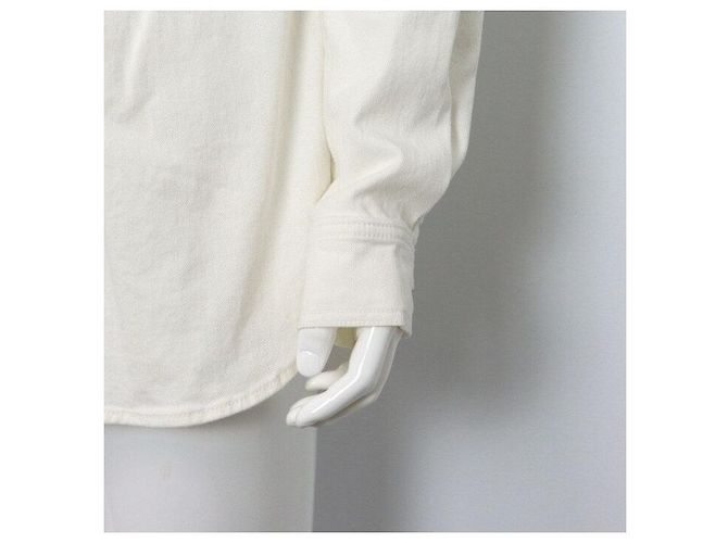 Off White Baumwolljacke für Herren mit weißem Aufdruck - Ansicht 3