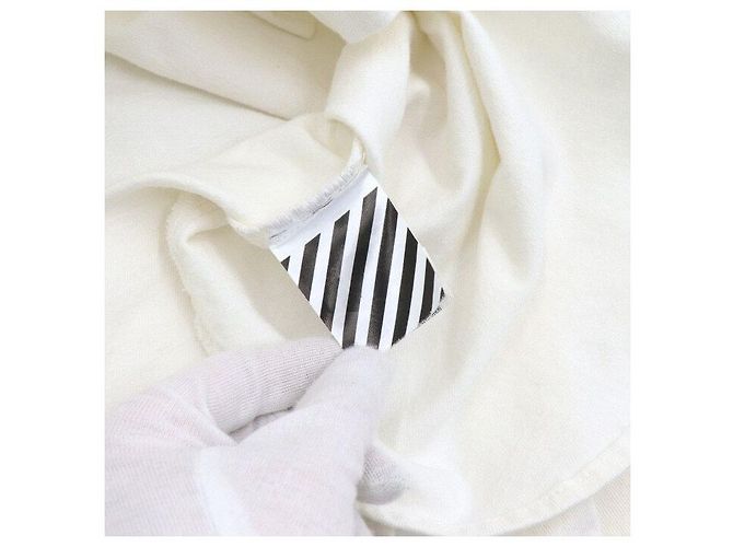 Off White Baumwolljacke für Herren mit weißem Aufdruck - Ansicht 6
