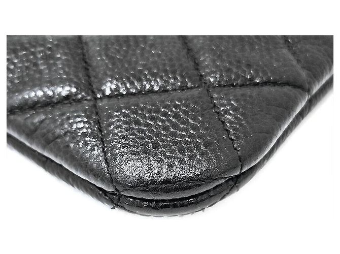 Chanel Clutch Caviar Boy Large Nero - vista 4