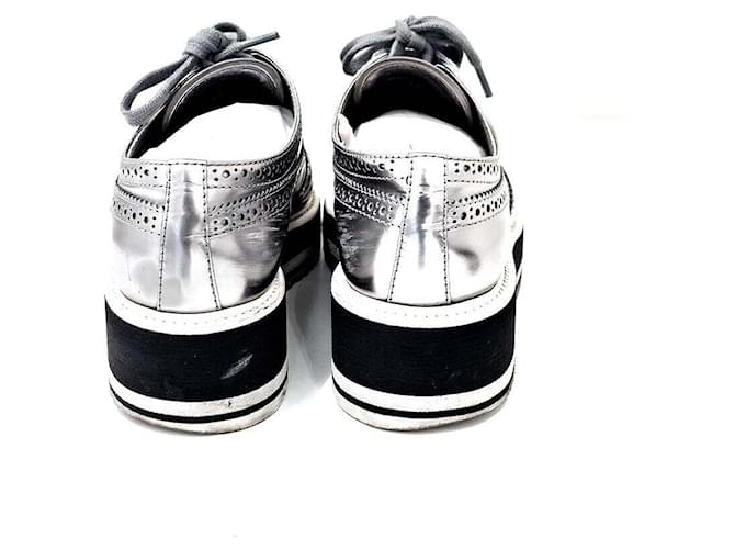 Prada Espadrille Clipper Silber - Ansicht 3