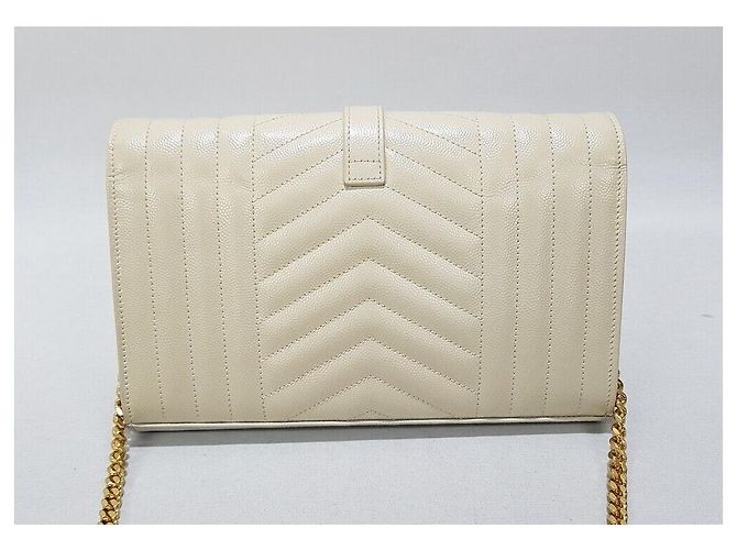 Saint Laurent Borsa a tracolla Monogram Matlassée con catena - vista 4