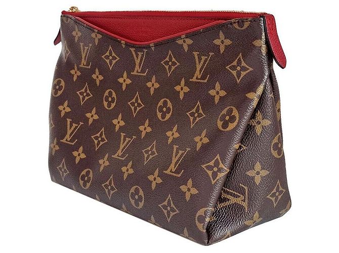 Louis Vuitton Clutch Palace Beauty Case Rosso - vista 2