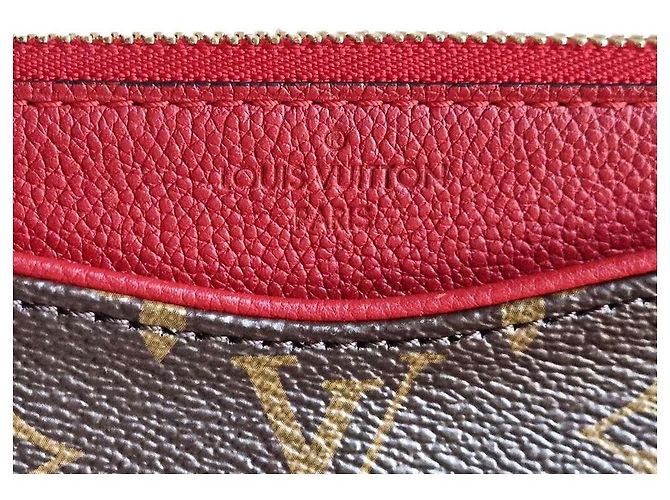 Louis Vuitton Clutch Palace Beauty Case Rosso - vista 6