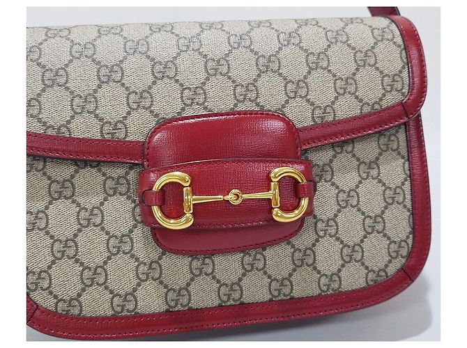 Gucci Borsa a tracolla Horsebit Small Rossa Rosso - vista 3