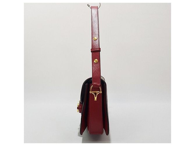 Gucci Borsa a tracolla Horsebit Small Rossa Rosso - vista 4
