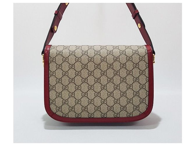 Gucci Borsa a tracolla Horsebit Small Rossa Rosso - vista 5
