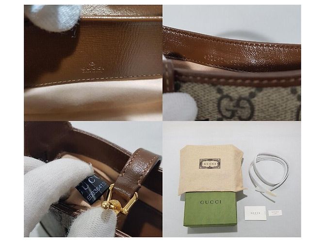 Gucci Borsa Hobo Jackie Mini Marrone - vista 10