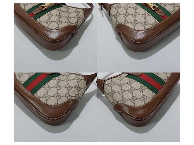 Gucci Borsa Hobo Jackie Mini Marrone - vista 8
