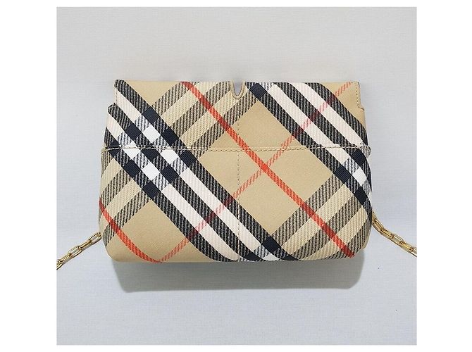 Burberry Bolsa de mão transversal com corrente Snip Prata - vista 2