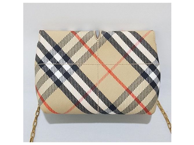 Burberry Bolsa de mão transversal com corrente Snip Prata - vista 4