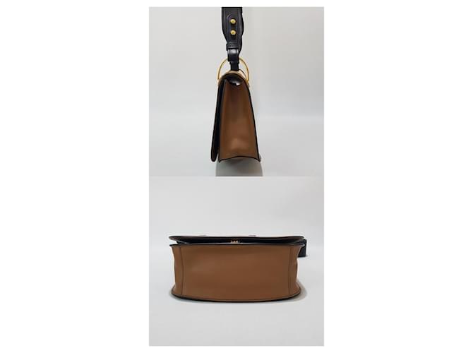 Prada Borsa a tracolla Peony Marrone - vista 4