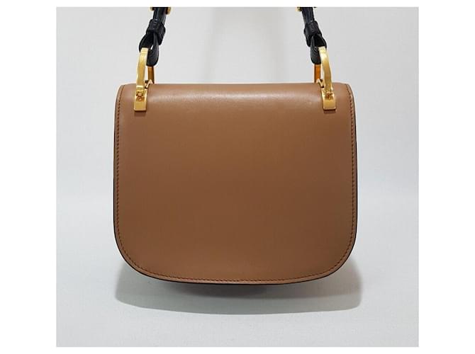 Prada Borsa a tracolla Peony Marrone - vista 5